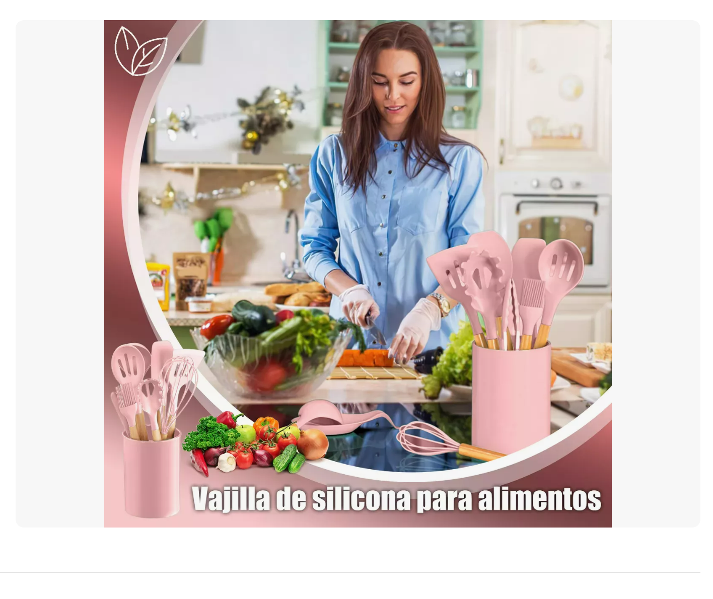 Foto 5 pulgar | Utensilios Silicona De Cocina Espatulas Brochas Teker 12 Set Xtellar