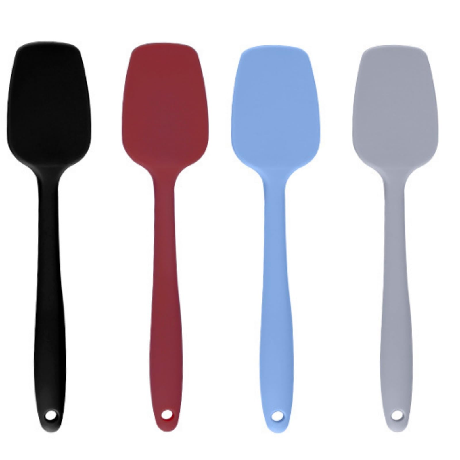Cuchara Mezcladora De Silicona, Espátula Y Raspadores Shappy, Juego De 4 - Venta Internacional.
