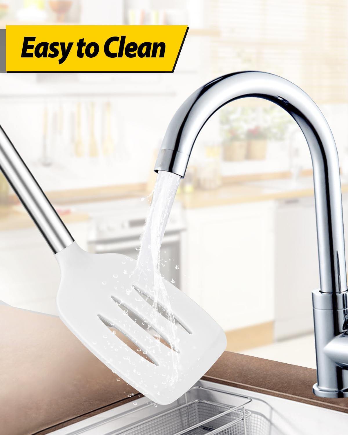 Foto 6 pulgar | Juego De Utensilios De Cocina Bundlepro, Silicona Antiadherente, 4 Piezas - Venta Internacional.