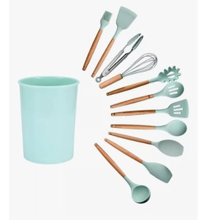 Foto 1 | Kit 12 Utensilios Xtellar Cocina Reposteria Durables Uso Profesional Color Agua