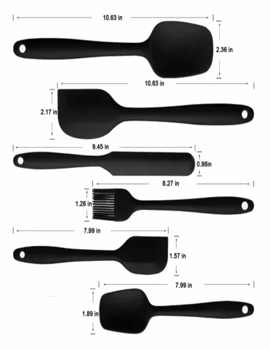 Foto 5 pulgar | Set  6 Utensilios Silicona + Termo Güish Gratis