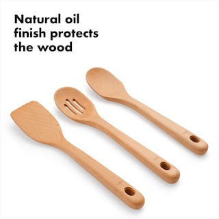 Foto 6 | Juego De Utensilios Oxo Good Grips De Madera De Haya, 3 Piezas - Venta Internacional.