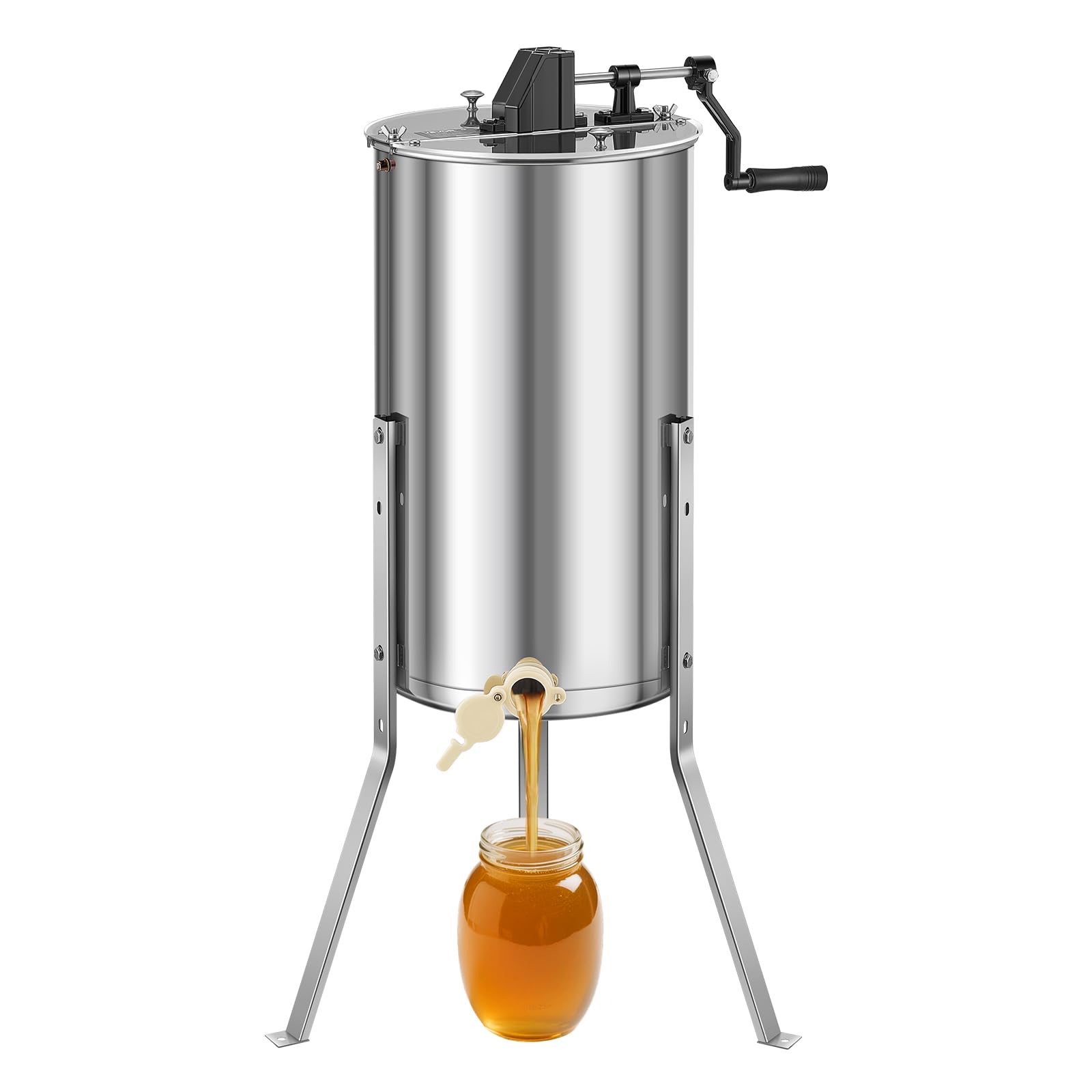 Foto 1 | Extractor De Miel Vevor 2, Manual Con Tapa Transparente - Venta Internacional.