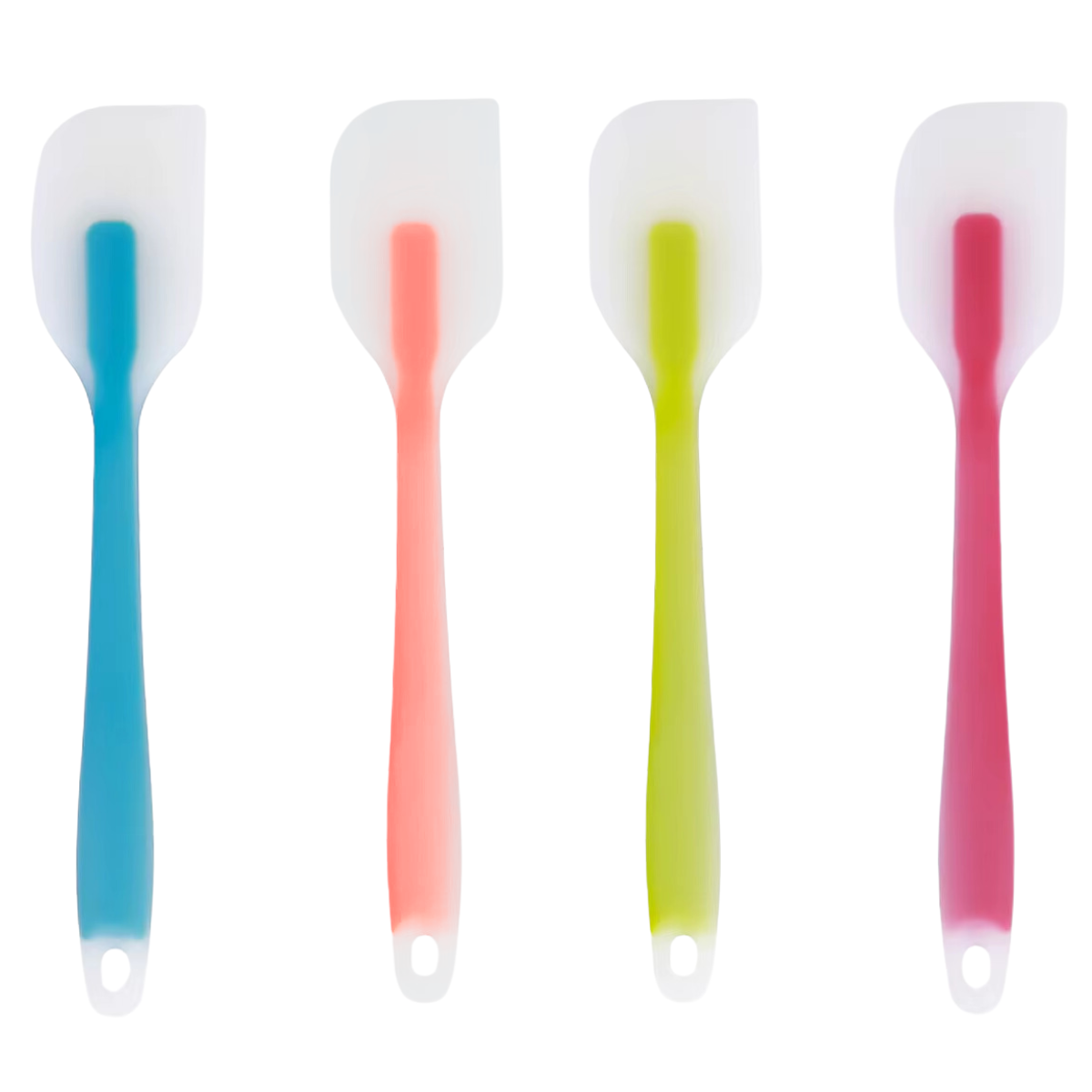 4 Espátulas Miserable Silicon Reposteria Cocina Decorar 21cm
