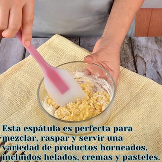 Foto 7 | 4 Espátulas Miserable Silicon Reposteria Cocina Decorar 21cm