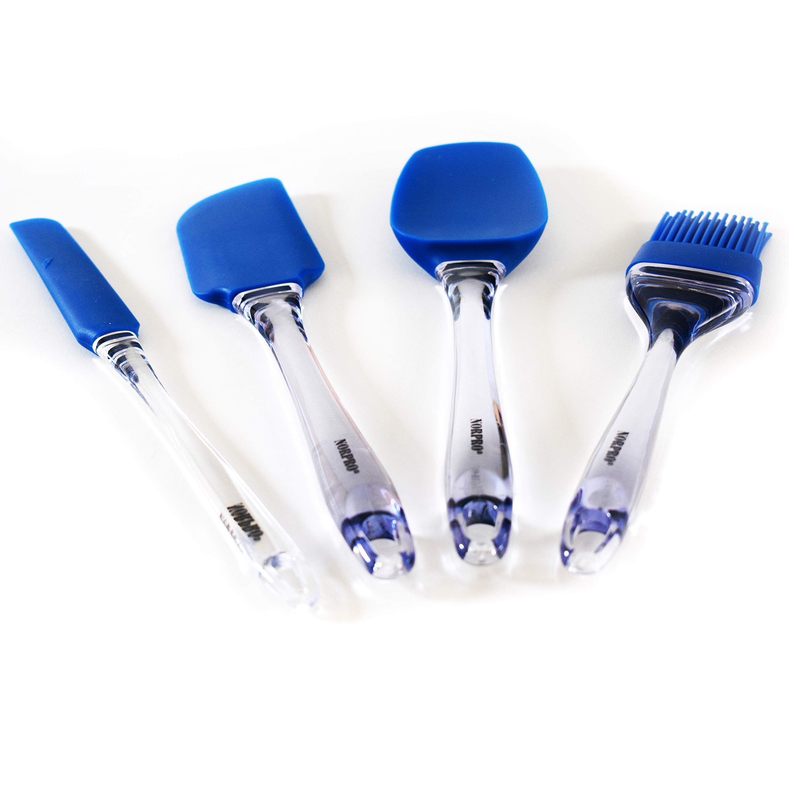 Foto 6 pulgar | Tarro De Silicona/espátula Para Glaseado Norpro Blue 26,5 Cm - Venta Internacional.