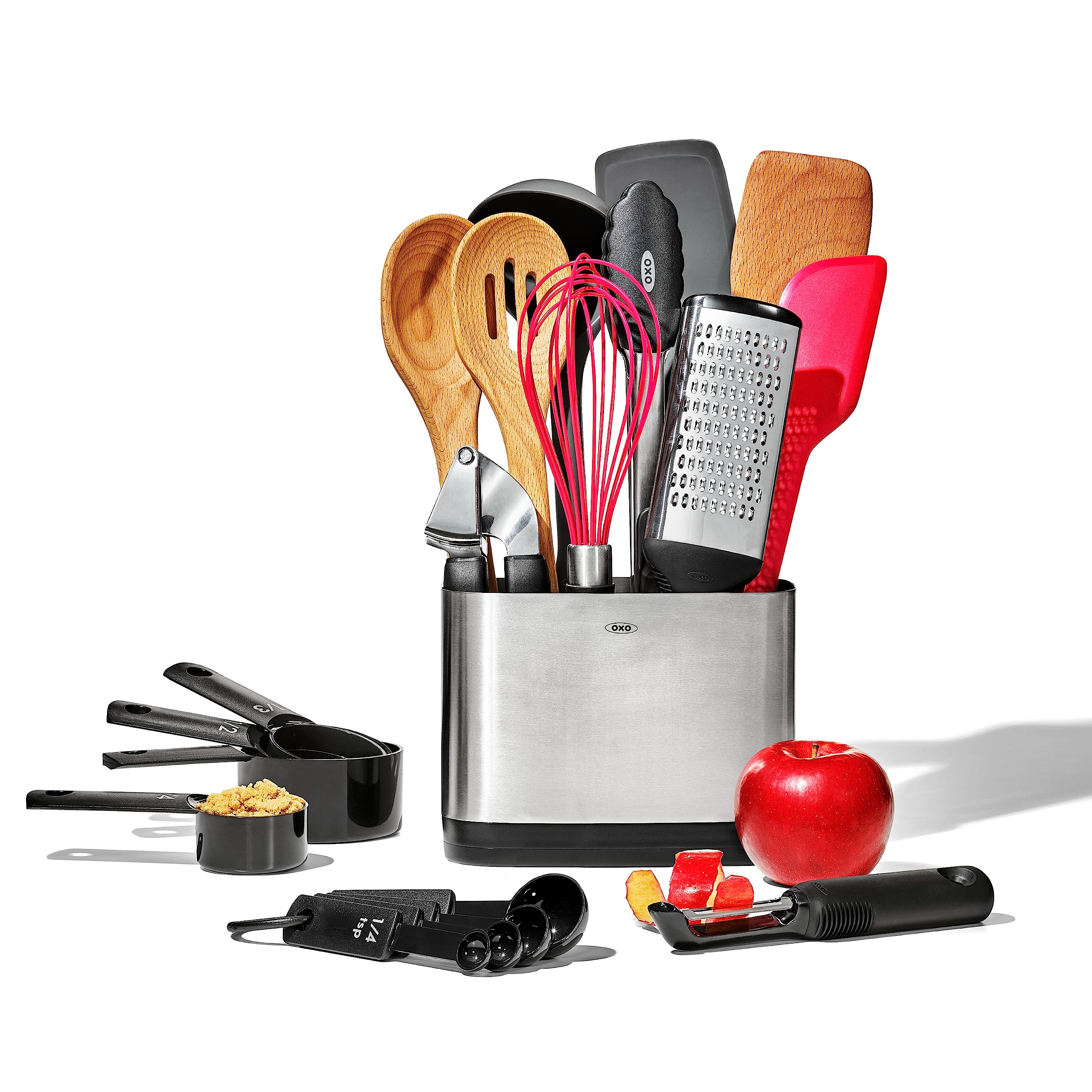 Foto 1 | Juego De Utensilios De Cocina Oxo Good Grips Everyday, 20 Piezas, Color Plateado - Venta Internacional.