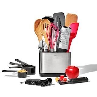 Foto 1 | Juego De Utensilios De Cocina Oxo Good Grips Everyday, 20 Piezas, Color Plateado - Venta Internacional.