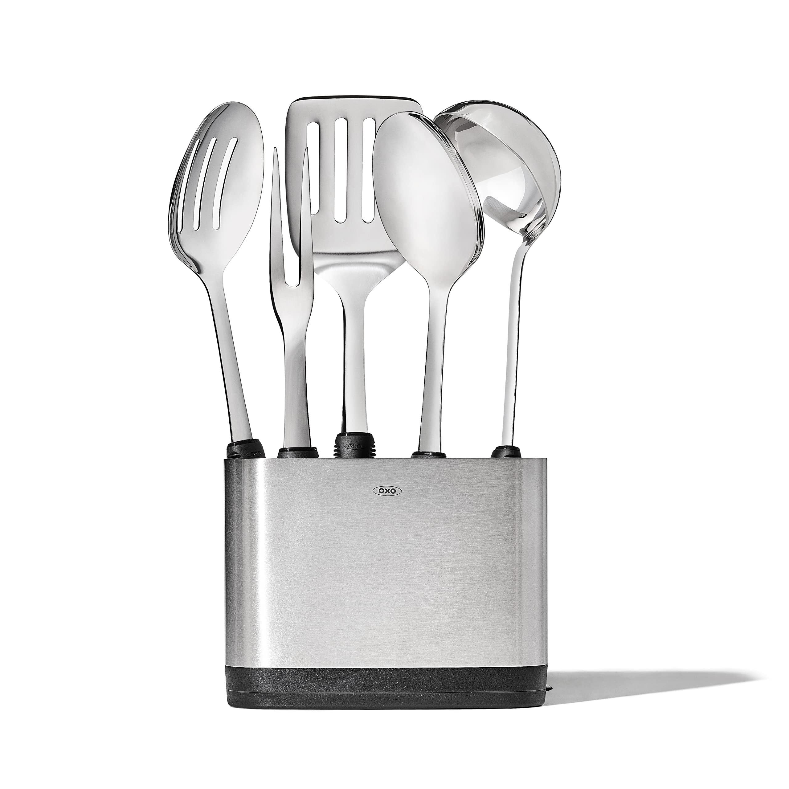 Foto 2 pulgar | Juego De Utensilios De Cocina Oxo Good Grips De Acero Inoxidable, 6 Piezas Prep & Serve - Venta Internacional.