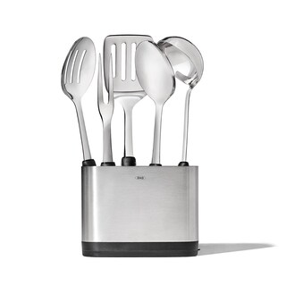Foto 1 | Juego De Utensilios De Cocina Oxo Good Grips De Acero Inoxidable, 6 Piezas Prep & Serve - Venta Internacional.