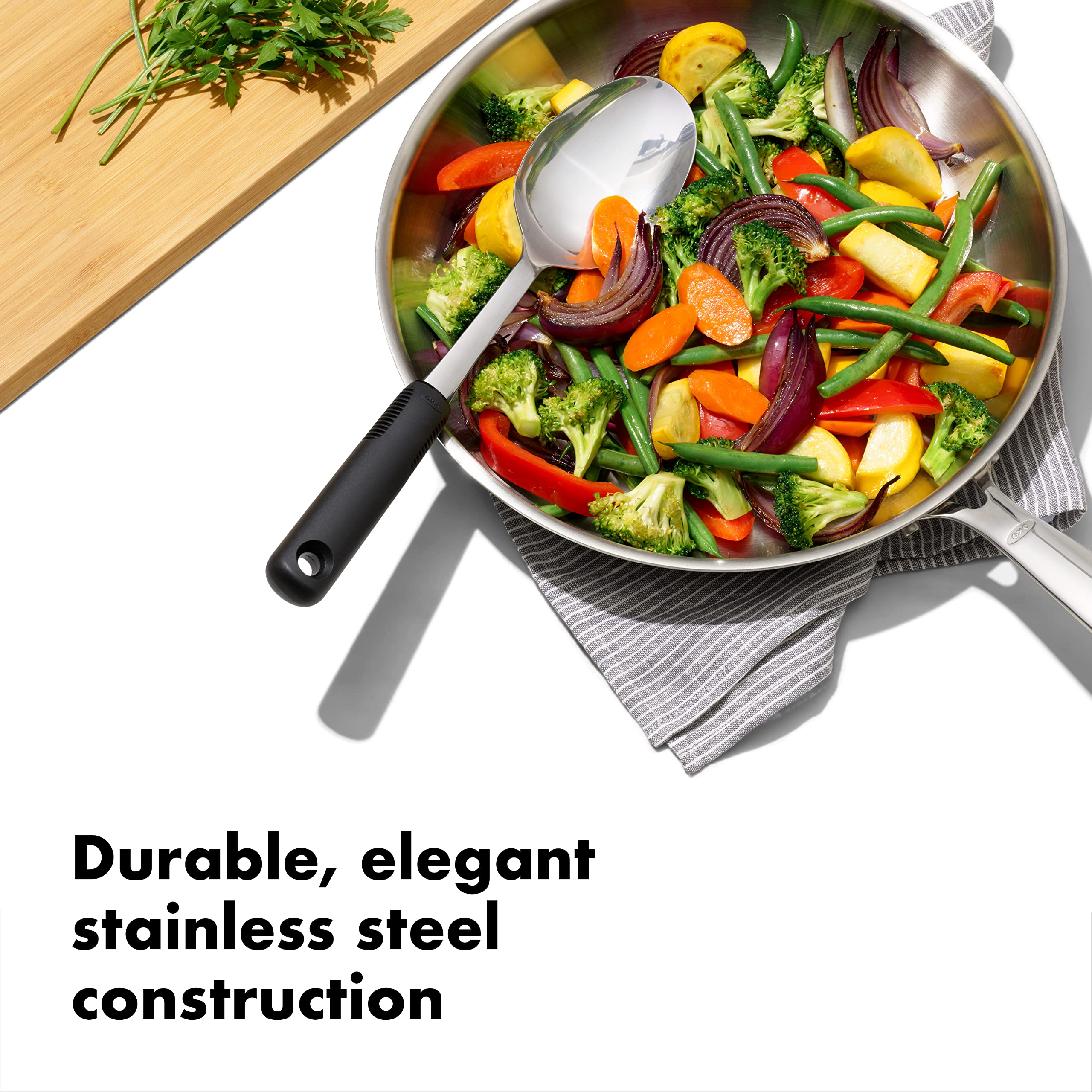 Foto 4 pulgar | Juego De Utensilios De Cocina Oxo Good Grips De Acero Inoxidable, 6 Piezas Prep & Serve - Venta Internacional.