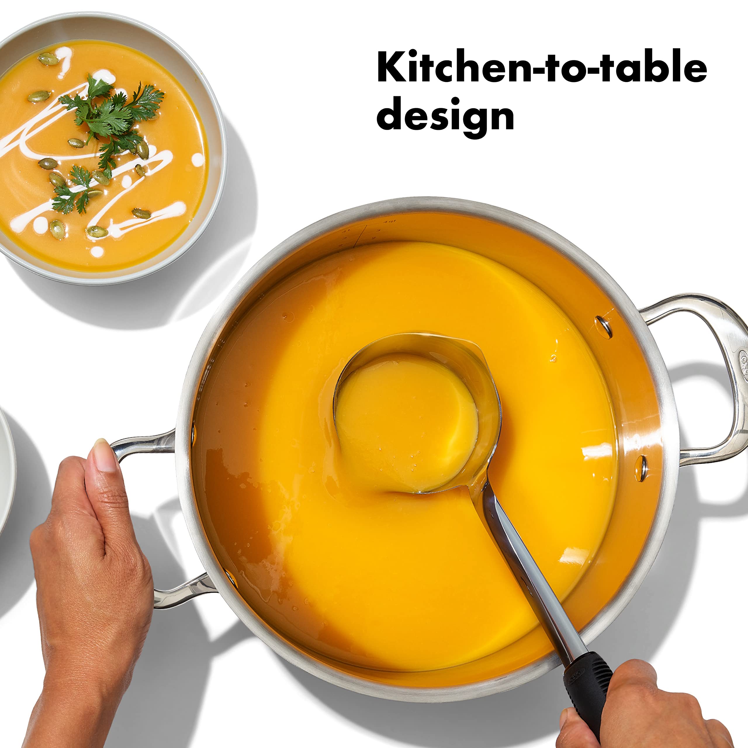 Foto 5 pulgar | Juego De Utensilios De Cocina Oxo Good Grips De Acero Inoxidable, 6 Piezas Prep & Serve - Venta Internacional.