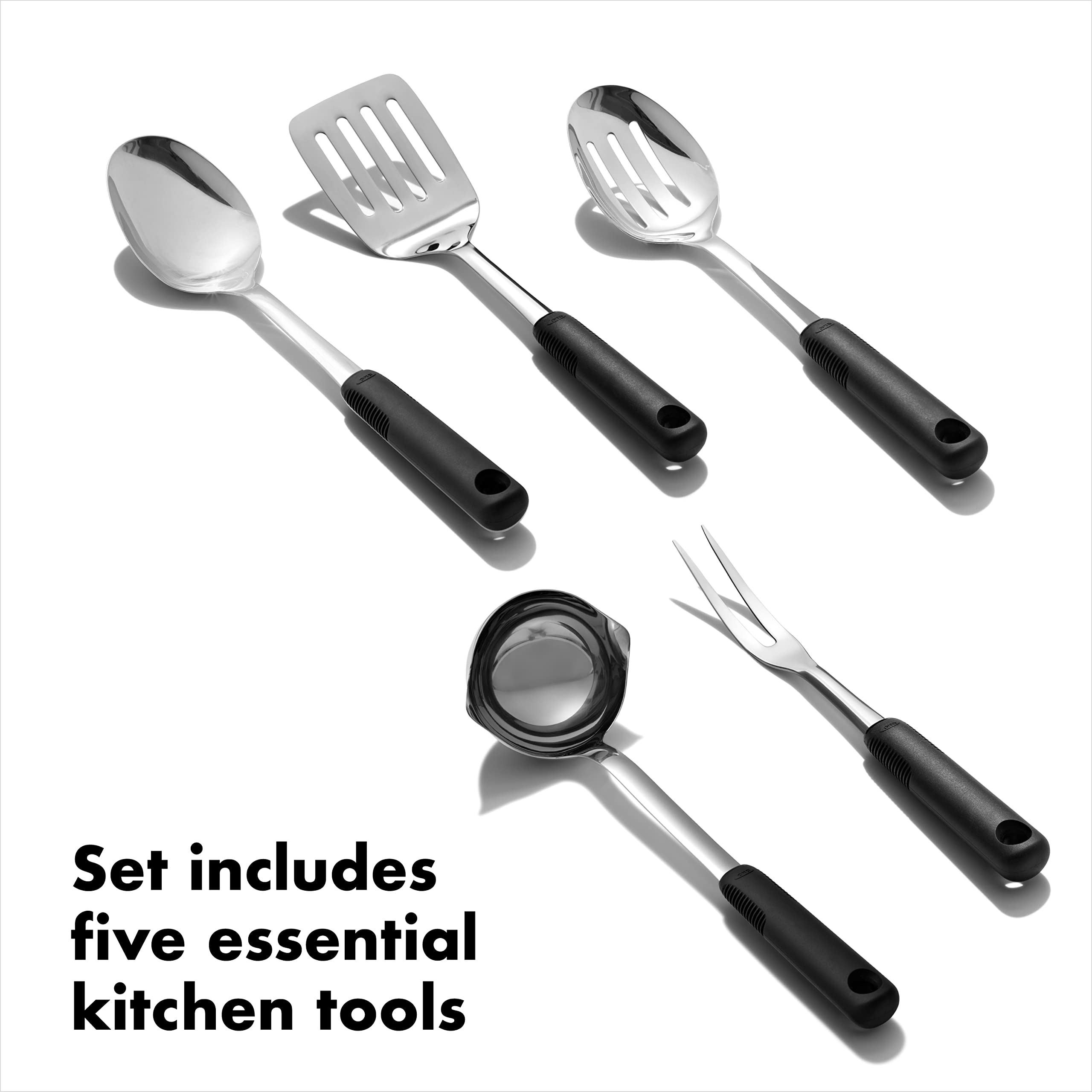 Foto 7 pulgar | Juego De Utensilios De Cocina Oxo Good Grips De Acero Inoxidable, 6 Piezas Prep & Serve - Venta Internacional.