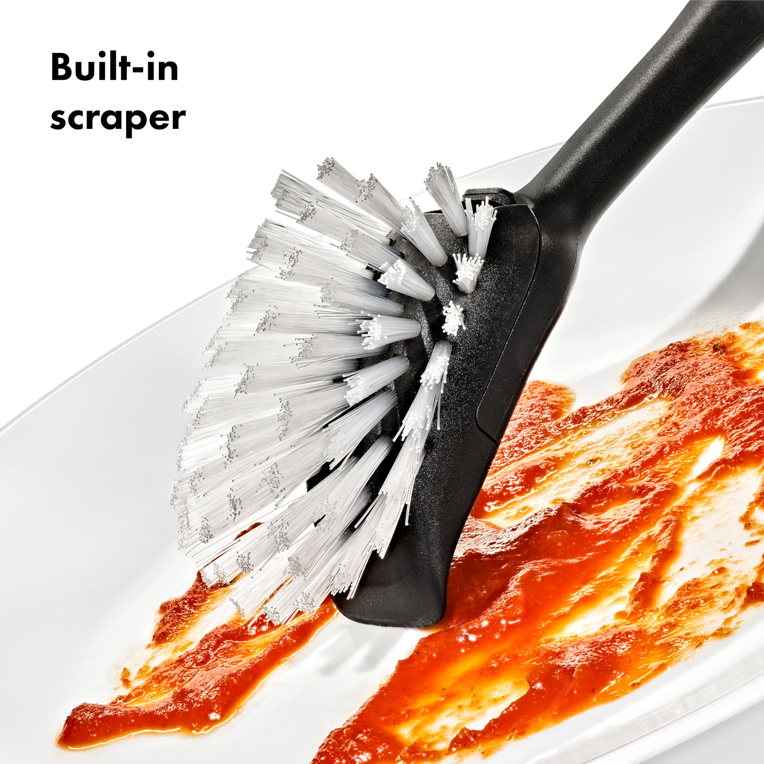 Foto 4 pulgar | Cepillo Para Platos Oxo Steel Con Cabezal Reemplazable - Venta Internacional.