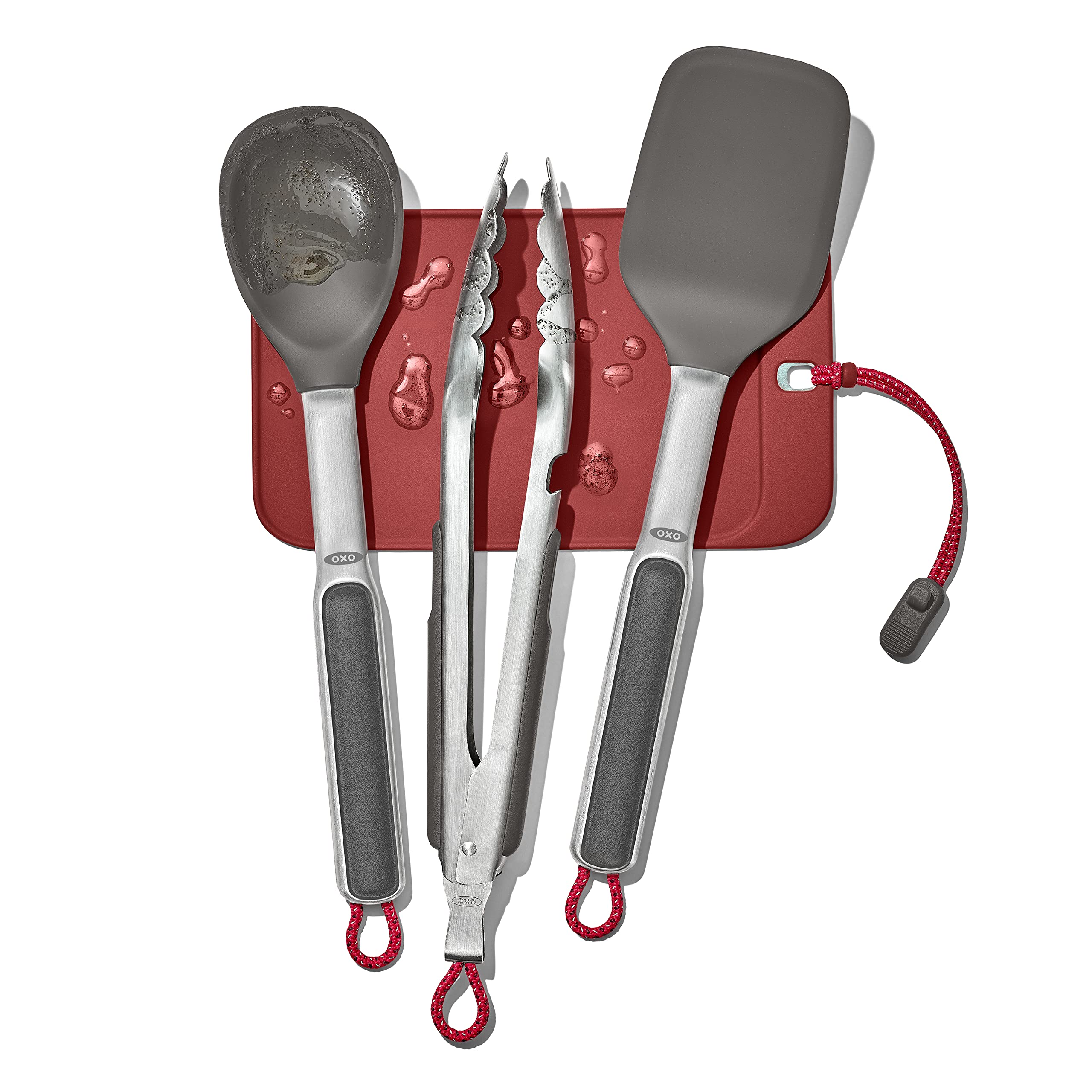 Foto 2 pulgar | Juego De Utensilios De Camping Oxo Outdoor De 4 Piezas Con Soporte De Silicona - Venta Internacional.