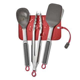 Foto 1 | Juego De Utensilios De Camping Oxo Outdoor De 4 Piezas Con Soporte De Silicona - Venta Internacional.