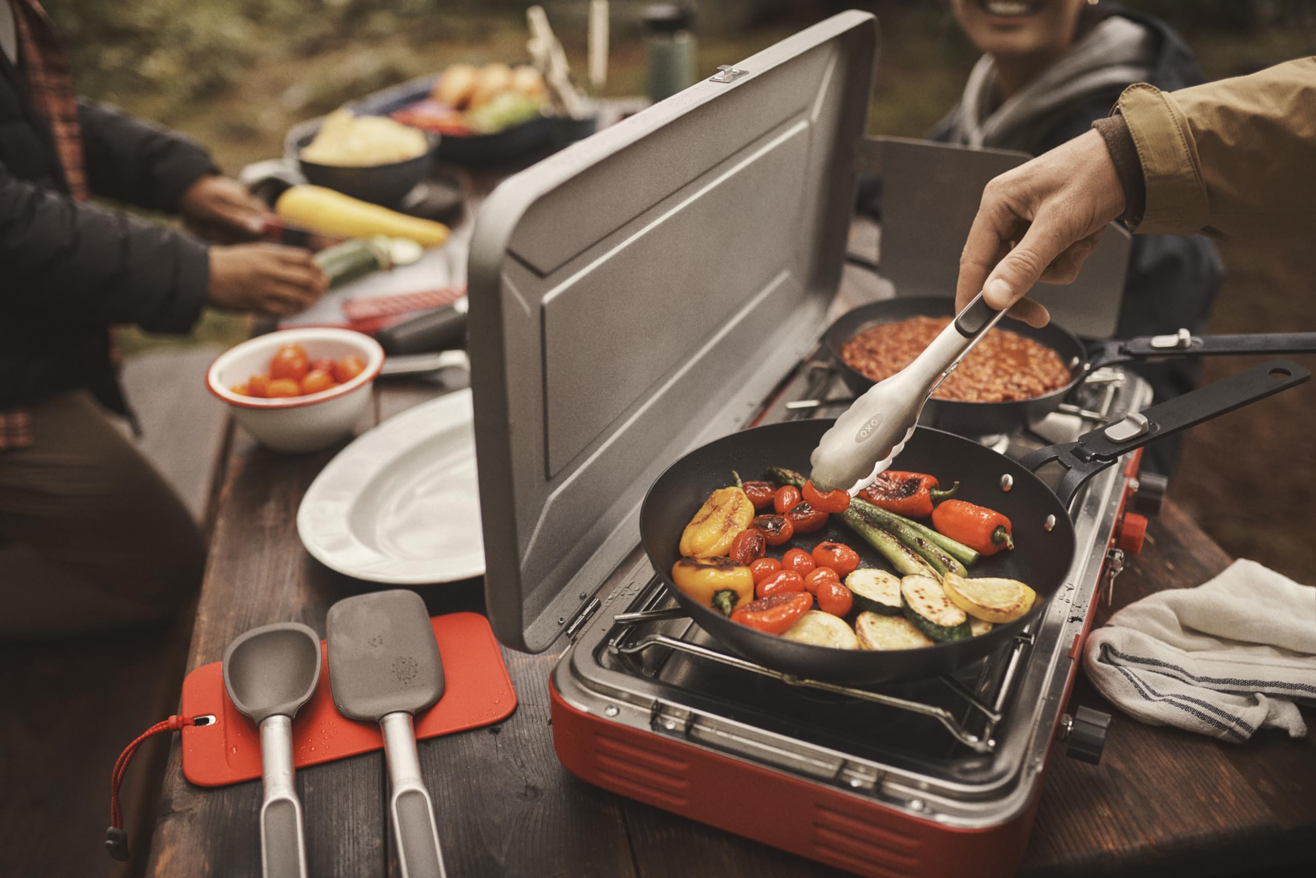 Foto 5 pulgar | Juego De Utensilios De Camping Oxo Outdoor De 4 Piezas Con Soporte De Silicona - Venta Internacional.