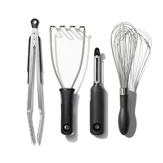 Foto 1 | Juego De Utensilios De Cocina Oxo Good Grips De Acero Inoxidable, 4 Piezas - Venta Internacional.