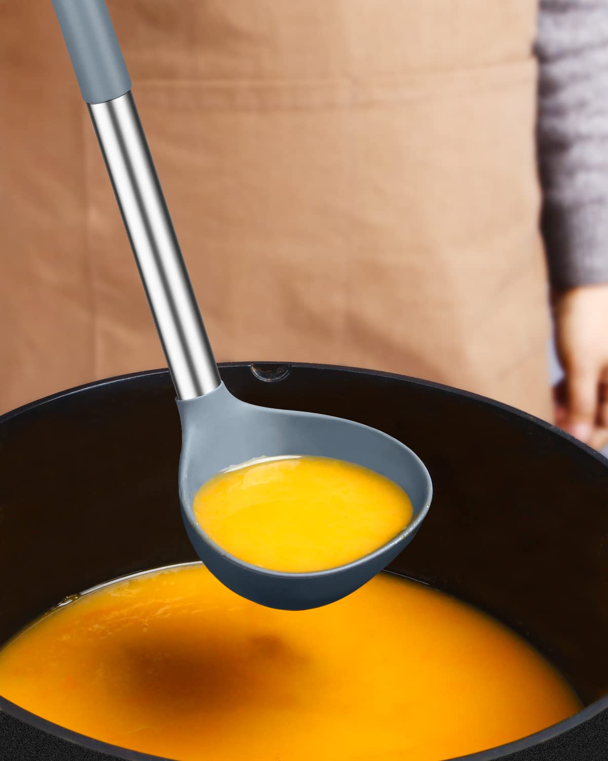 Foto 3 | Ladle Spoon Bundlepro, Paquete De 2 Unidades, Silicona, Muy Resistentes Al Calor - Venta Internacional.