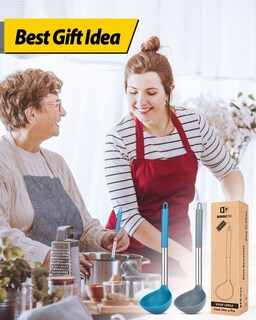 Foto 7 | Ladle Spoon Bundlepro, Paquete De 2 Unidades, Silicona, Muy Resistentes Al Calor - Venta Internacional.