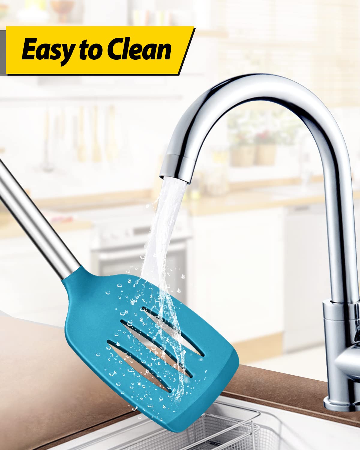 Foto 6 pulgar | Juego De Utensilios De Cocina Bundlepro, Silicona Antiadherente, 4 Piezas - Venta Internacional.