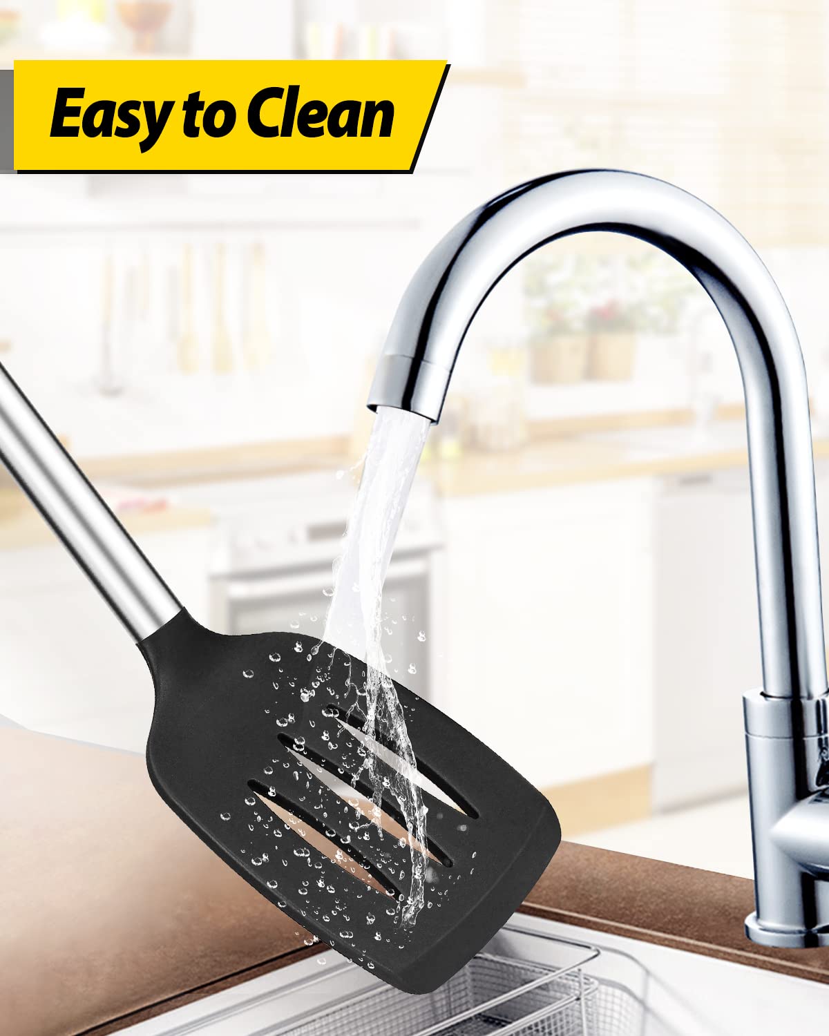 Foto 6 pulgar | Juego De Utensilios De Cocina Bundlepro, Silicona Antiadherente, 4 Piezas - Venta Internacional.