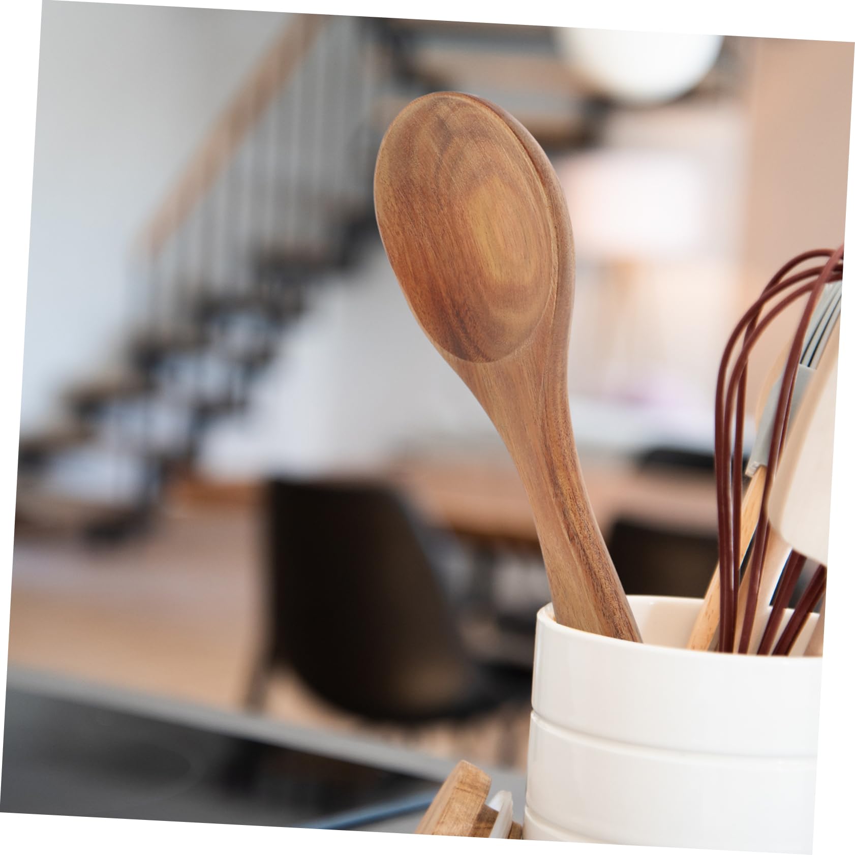 Foto 5 pulgar | Cuchara De Arroz De Madera, Espátula Antiadherente, Pala De Cocina Feltechelectr - Venta Internacional.