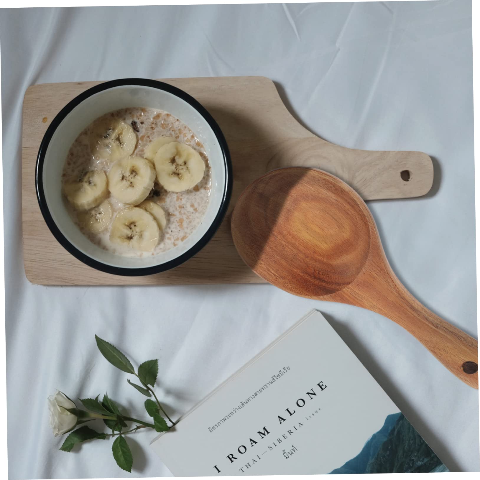 Foto 7 pulgar | Cuchara De Arroz De Madera, Espátula Antiadherente, Pala De Cocina Feltechelectr - Venta Internacional.