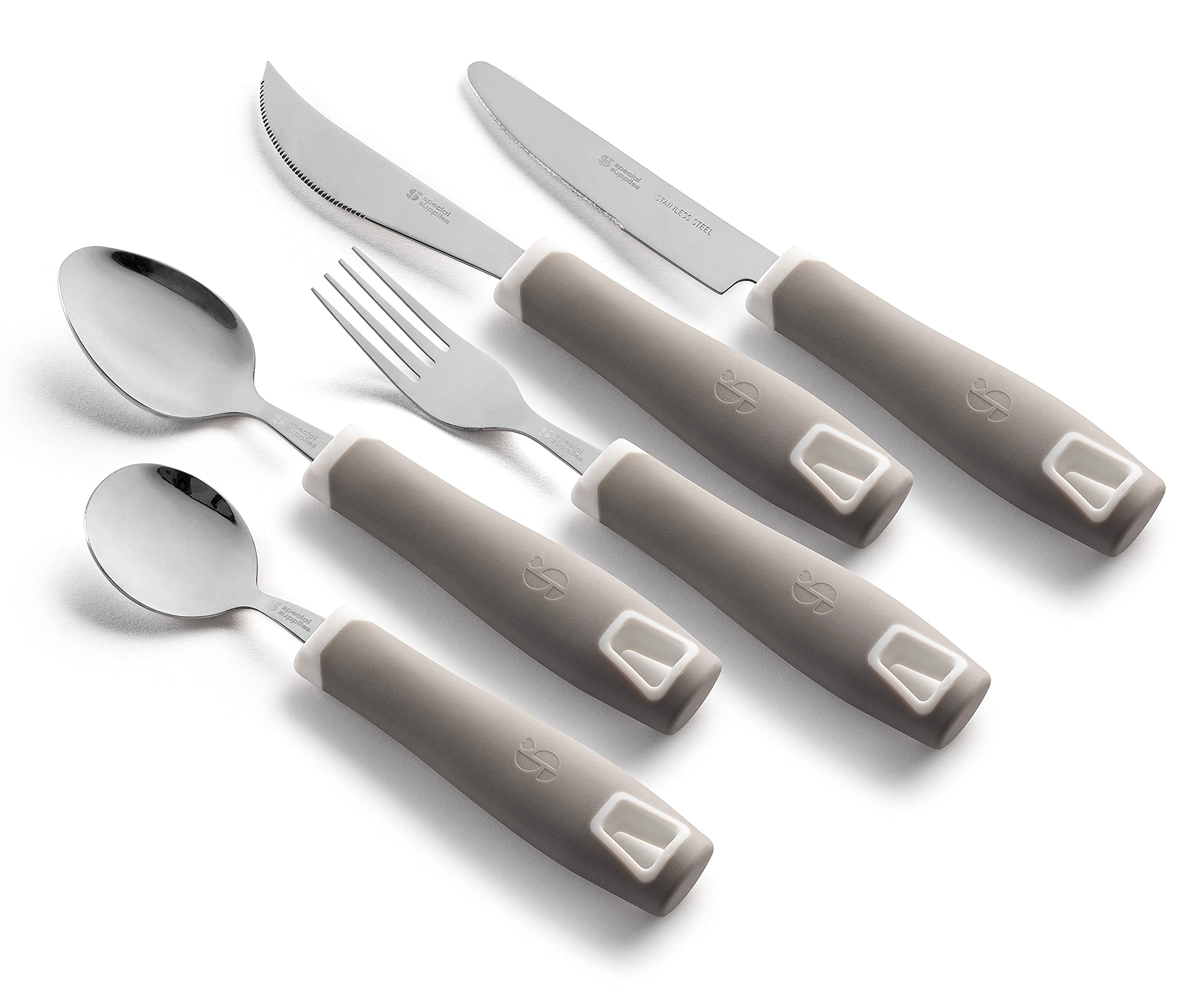 Juego De 5 Piezas De Acero Inoxidable Adaptive Utensilios Special Supplies - Venta Internacional.