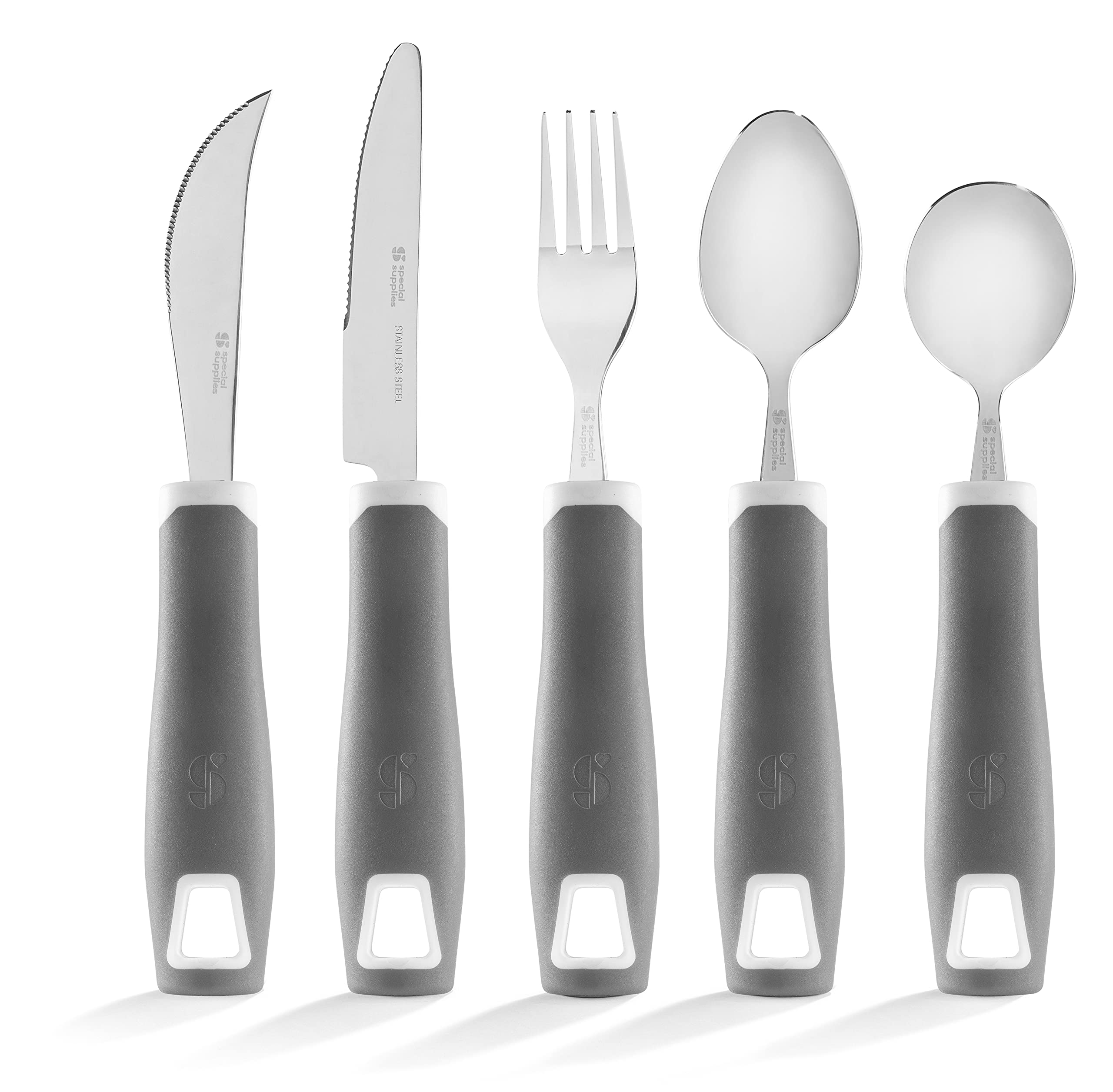 Foto 8 pulgar | Juego De 5 Piezas De Acero Inoxidable Adaptive Utensilios Special Supplies - Venta Internacional.