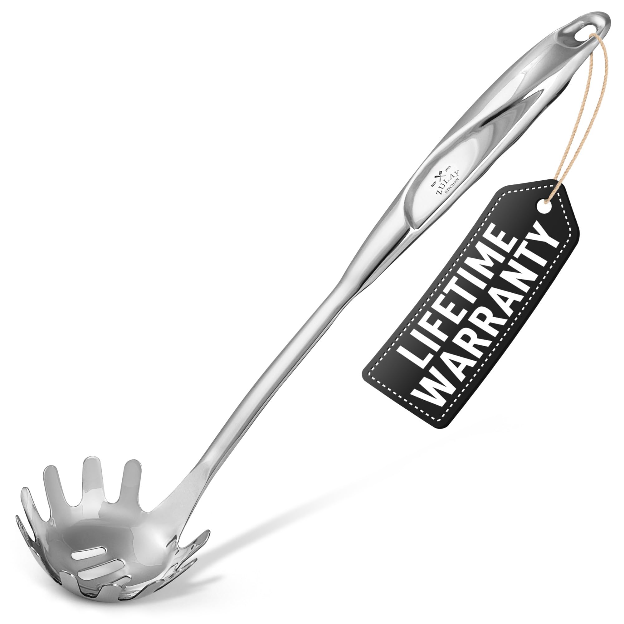 Cuchara Para Espaguetis Zulay Kitchen Premium De Acero Inoxidable - Venta Internacional.