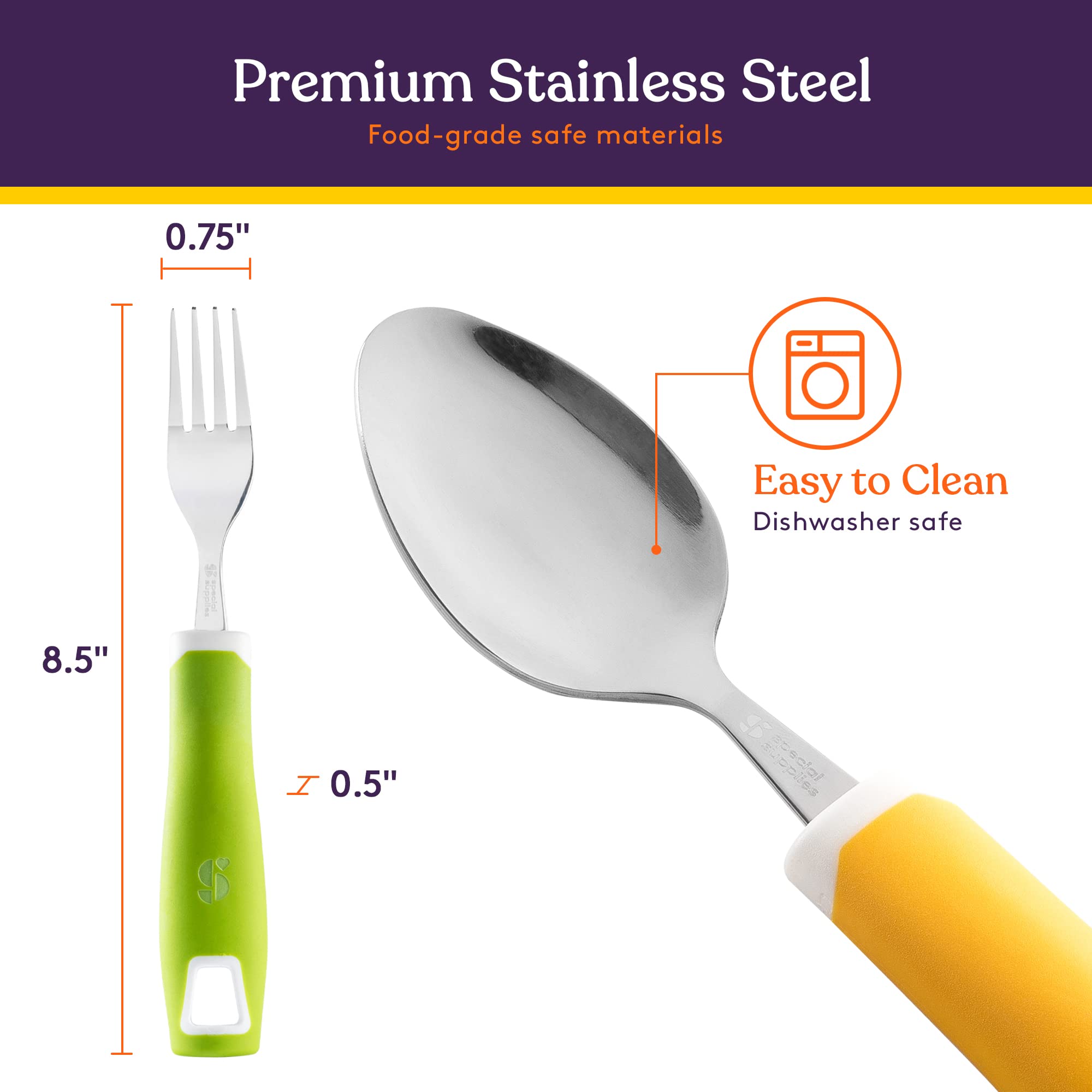 Foto 2 | Juego De Cocina De 5 Piezas Adaptive Utensilios Special Supplies - Venta Internacional.
