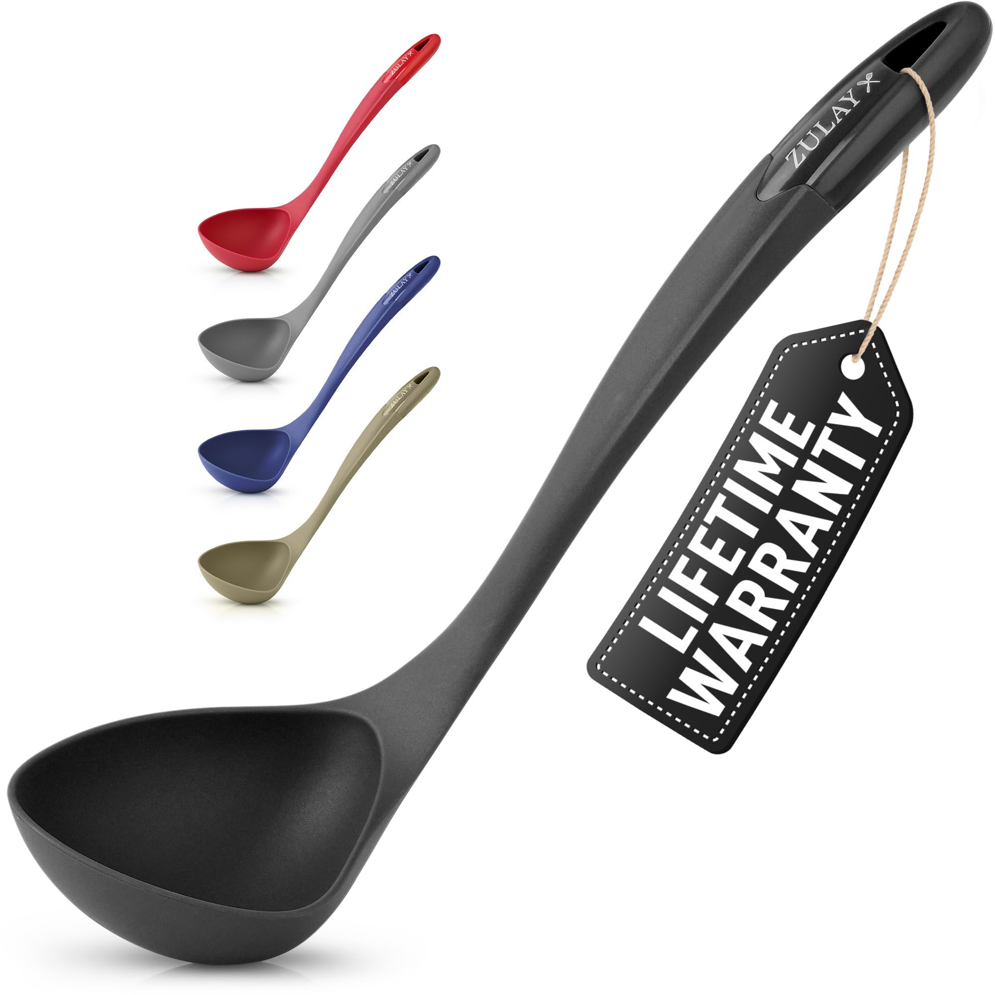 Cucharón Para Sopa Zulay Kitchen, Cómodo Agarre, Nailon - Venta Internacional.