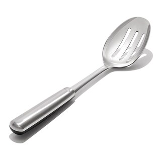Foto 2 | Cuchara Para Cocinar Oxo Steel, Acero Inoxidable Ranurado - Venta Internacional.