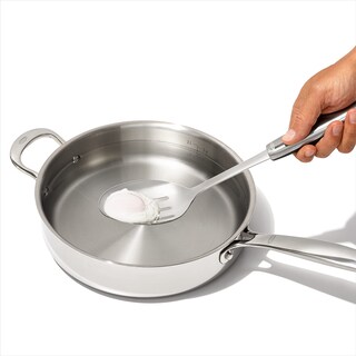 Foto 3 | Cuchara Para Cocinar Oxo Steel, Acero Inoxidable Ranurado - Venta Internacional.