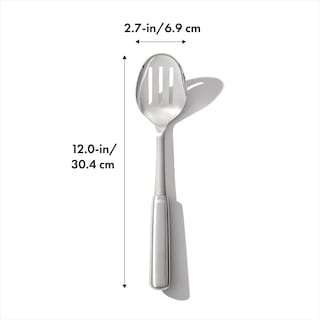 Foto 4 | Cuchara Para Cocinar Oxo Steel, Acero Inoxidable Ranurado - Venta Internacional.