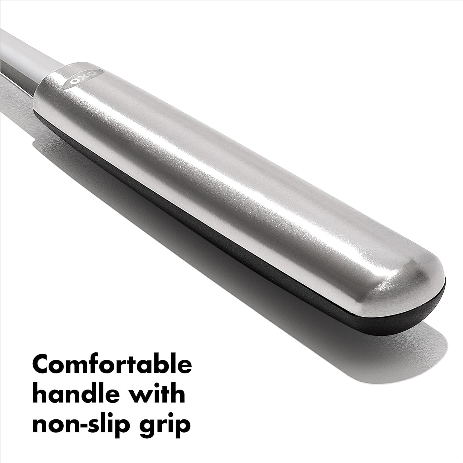 Foto 6 | Cuchara Para Cocinar Oxo Steel, Acero Inoxidable Ranurado - Venta Internacional.