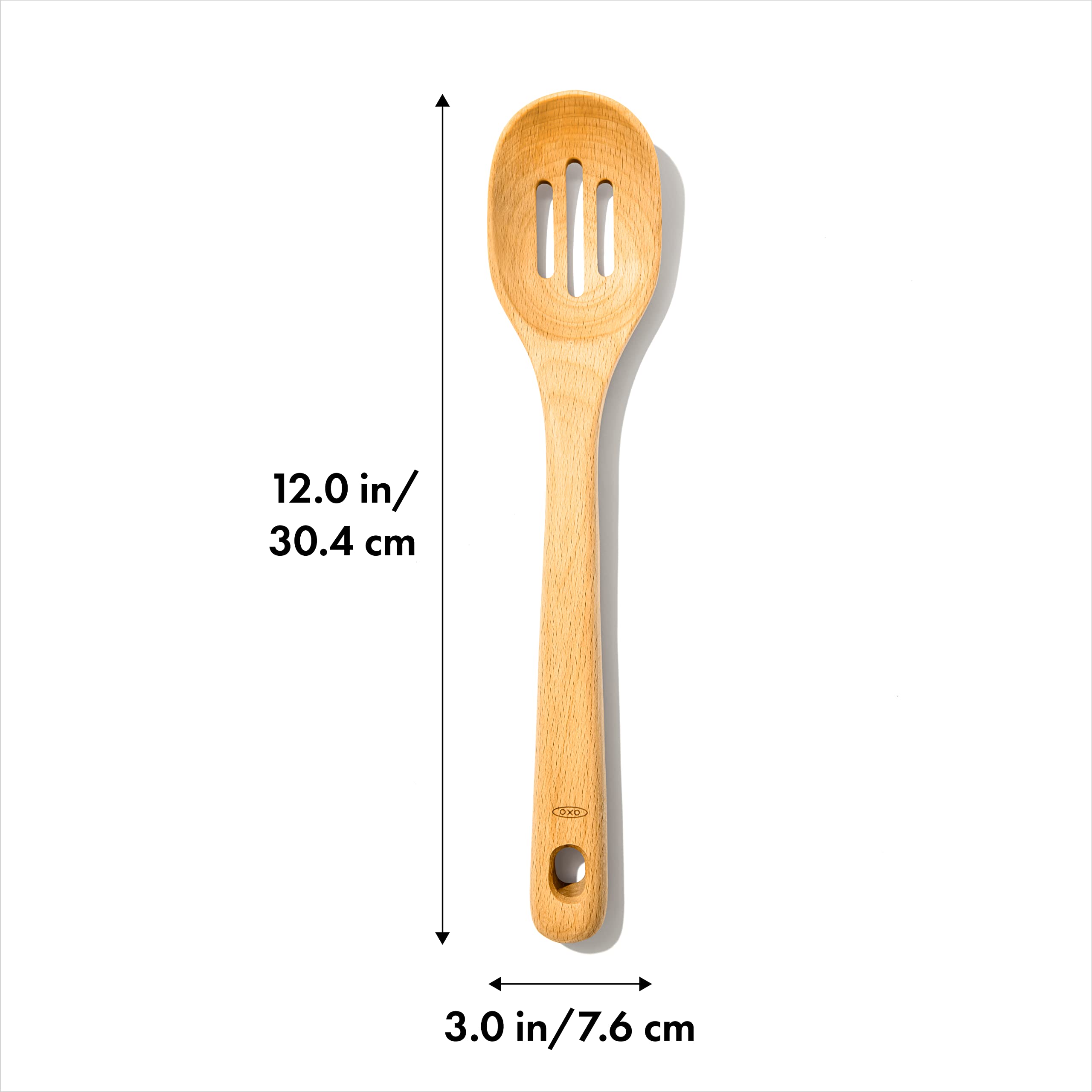 Foto 3 pulgar | Cuchara Ranurada Oxo Good Grips De Madera De Haya Grande - Venta Internacional.