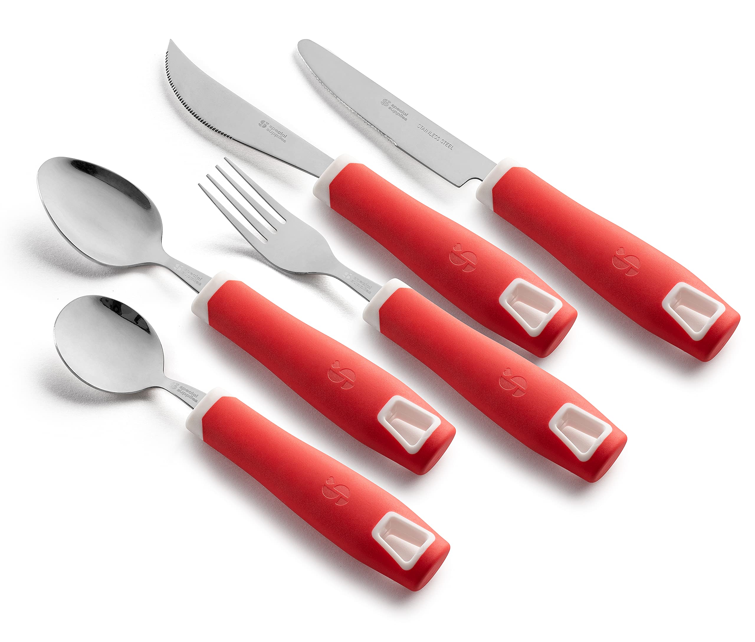 Foto 1 | Juego De 5 Piezas De Acero Inoxidable Adaptive Utensilios Special Supplies - Venta Internacional.