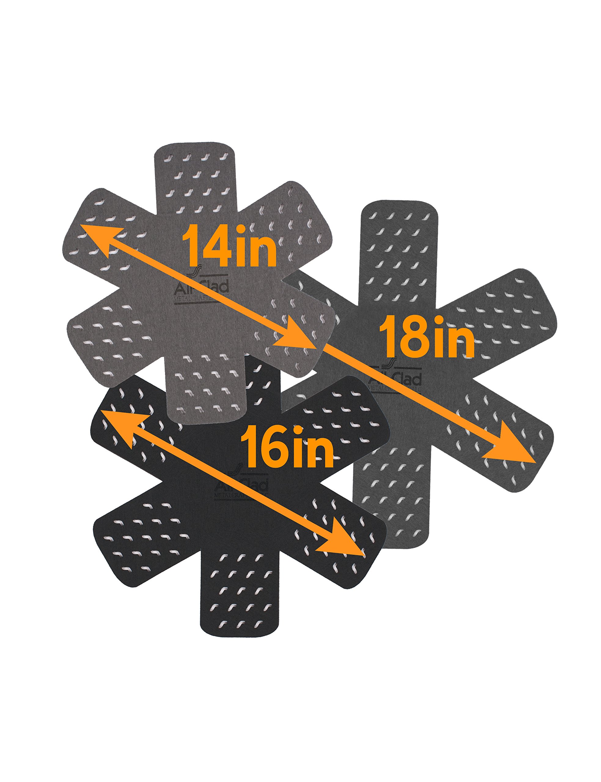 Foto 3 pulgar | Protectores De Utensilios De Cocina All-clad Premium Para Ollas Y Sartenes (3 Piezas) - Venta Internacional.
