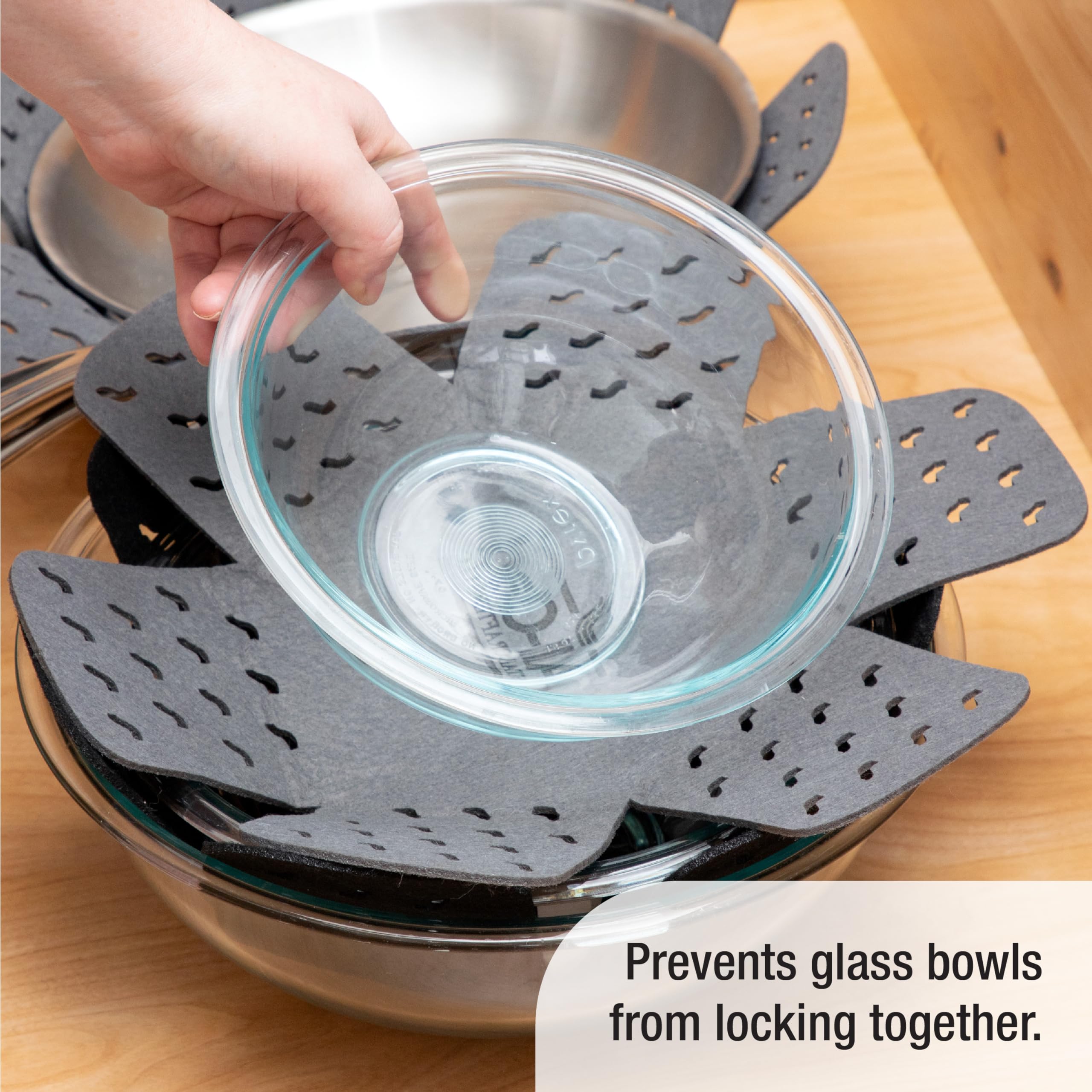 Foto 6 pulgar | Protectores De Utensilios De Cocina All-clad Premium Para Ollas Y Sartenes (3 Piezas) - Venta Internacional.