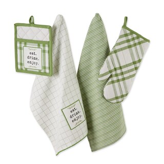 Foto 1 | Kitchen Collection Dii Home Sweet Farmhouse - Juego De 4 Piezas, Color Verde - Venta Internacional.