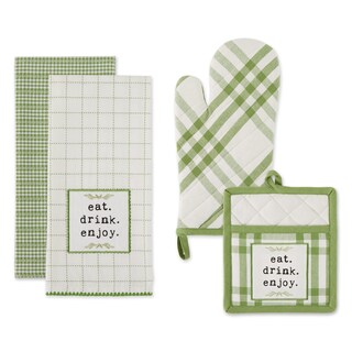 Foto 2 | Kitchen Collection Dii Home Sweet Farmhouse - Juego De 4 Piezas, Color Verde - Venta Internacional.