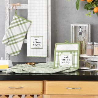 Foto 4 | Kitchen Collection Dii Home Sweet Farmhouse - Juego De 4 Piezas, Color Verde - Venta Internacional.