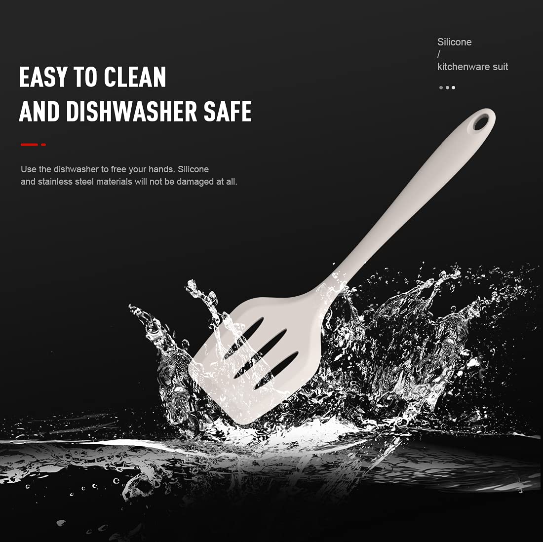 Foto 4 pulgar | Juego De Utensilios De Cocina Aothod Silicone 446°f  Resistente Al Calor - Venta Internacional.