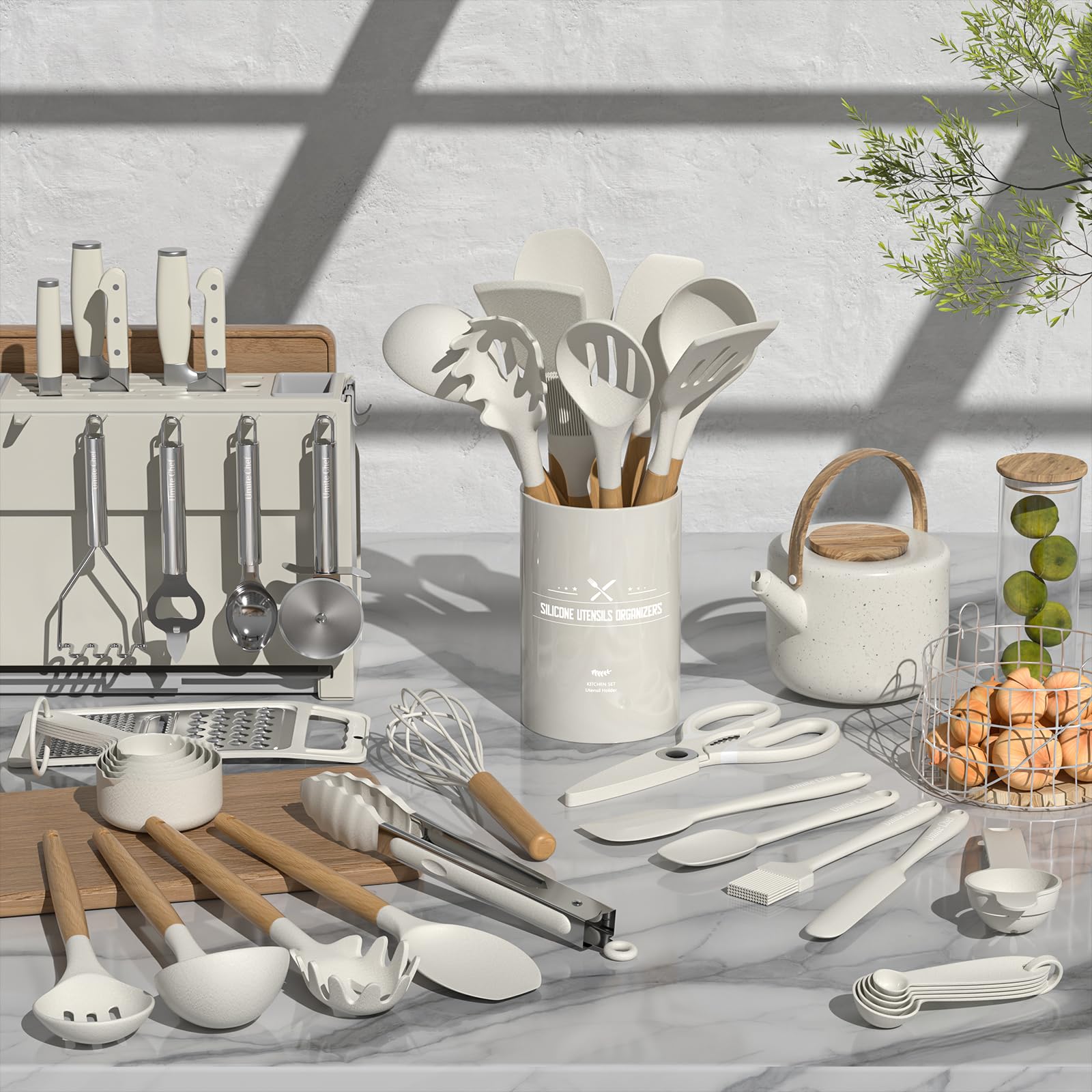 Foto 3 pulgar | Juego De Utensilios De Cocina Umite Chef Silicone 34 Piezas Con Rallador - Venta Internacional.