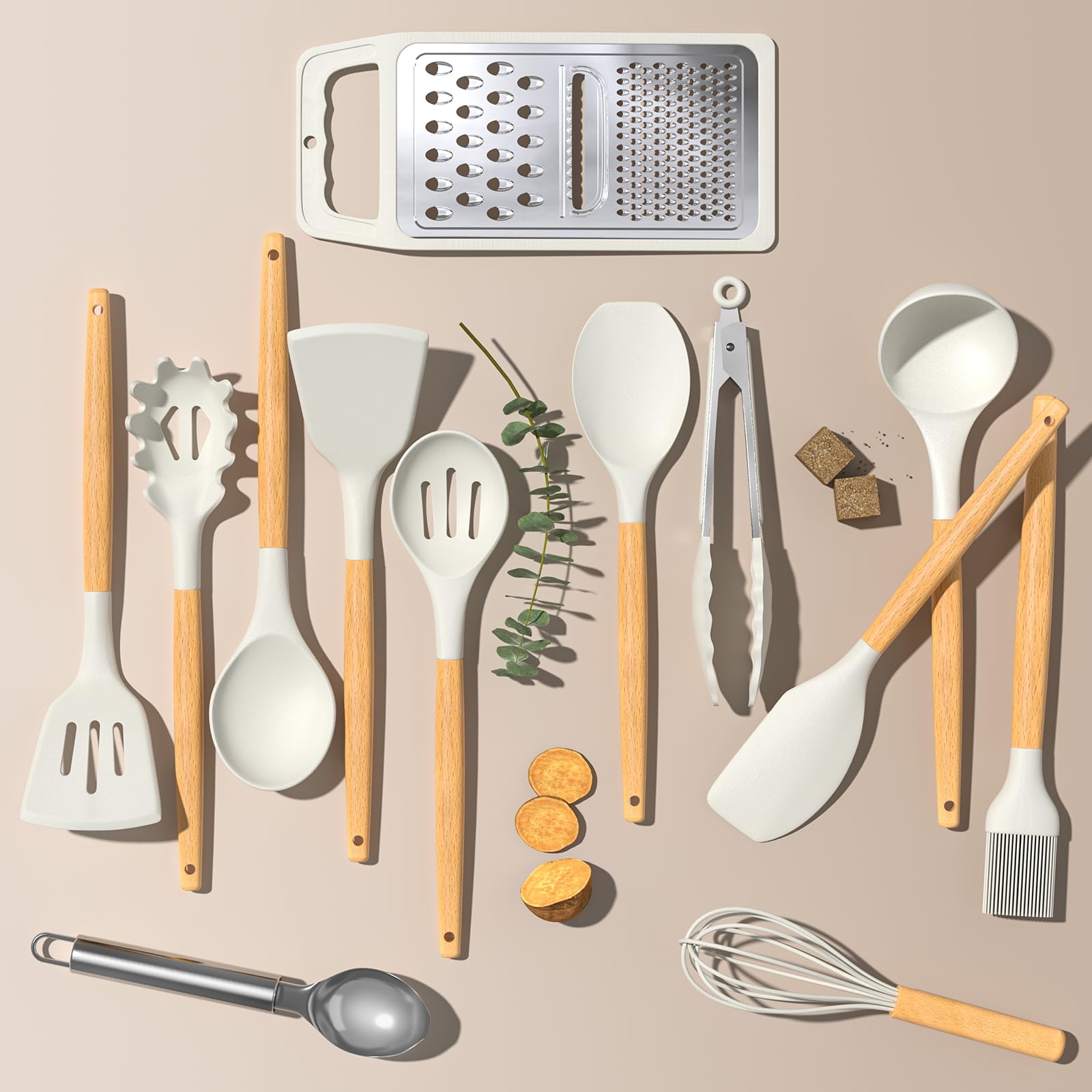 Foto 8 pulgar | Juego De Utensilios De Cocina Umite Chef Silicone 34 Piezas Con Rallador - Venta Internacional.