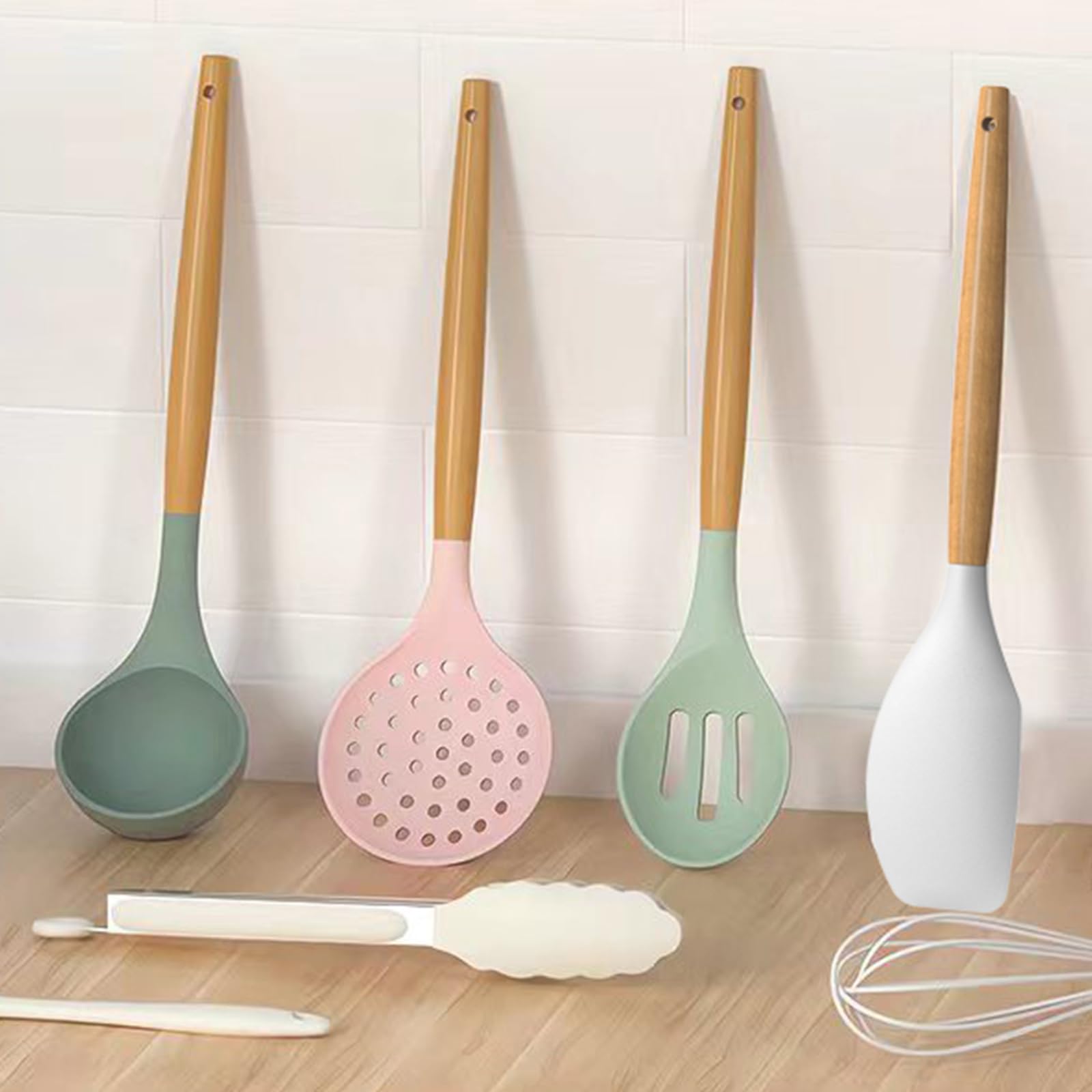 Foto 8 pulgar | Juego De Utensilios De Cocina Oannao Silicone 446°f  Resistente Al Calor - Venta Internacional.