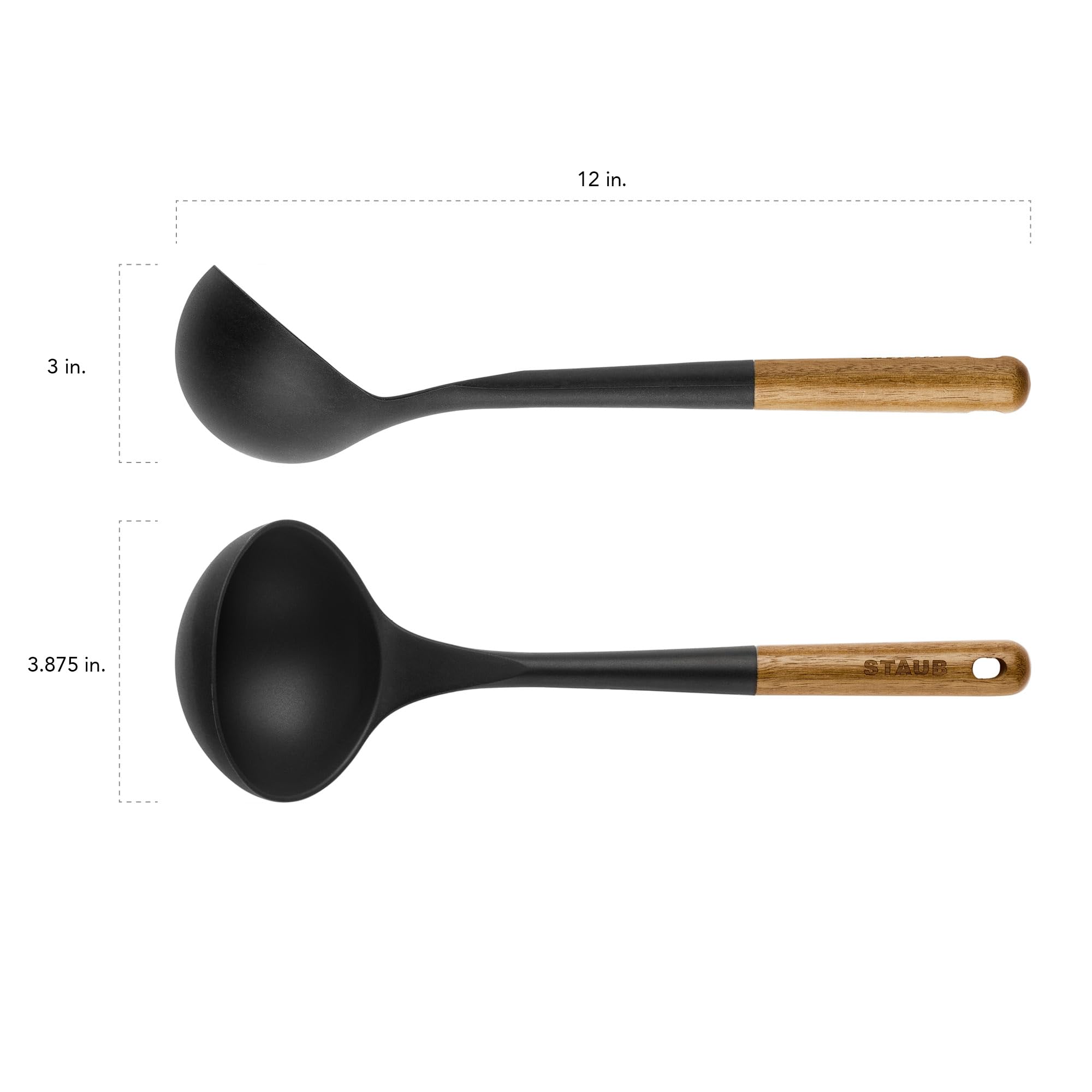 Foto 3 | Cucharón De Sopa Staub Perfecto Para Servir Sopa Caliente De Silicona - Venta Internacional.