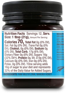 Foto 3 | Cuchara De Miel De Manuka Kfactor 12 260 Ml Cruda Sin Pasteurizar - Venta Internacional.